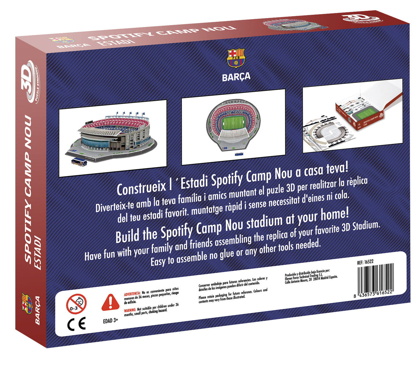 Banbo | Spotify Camp Nou Stadium FC Barcelona 3D Puzzle