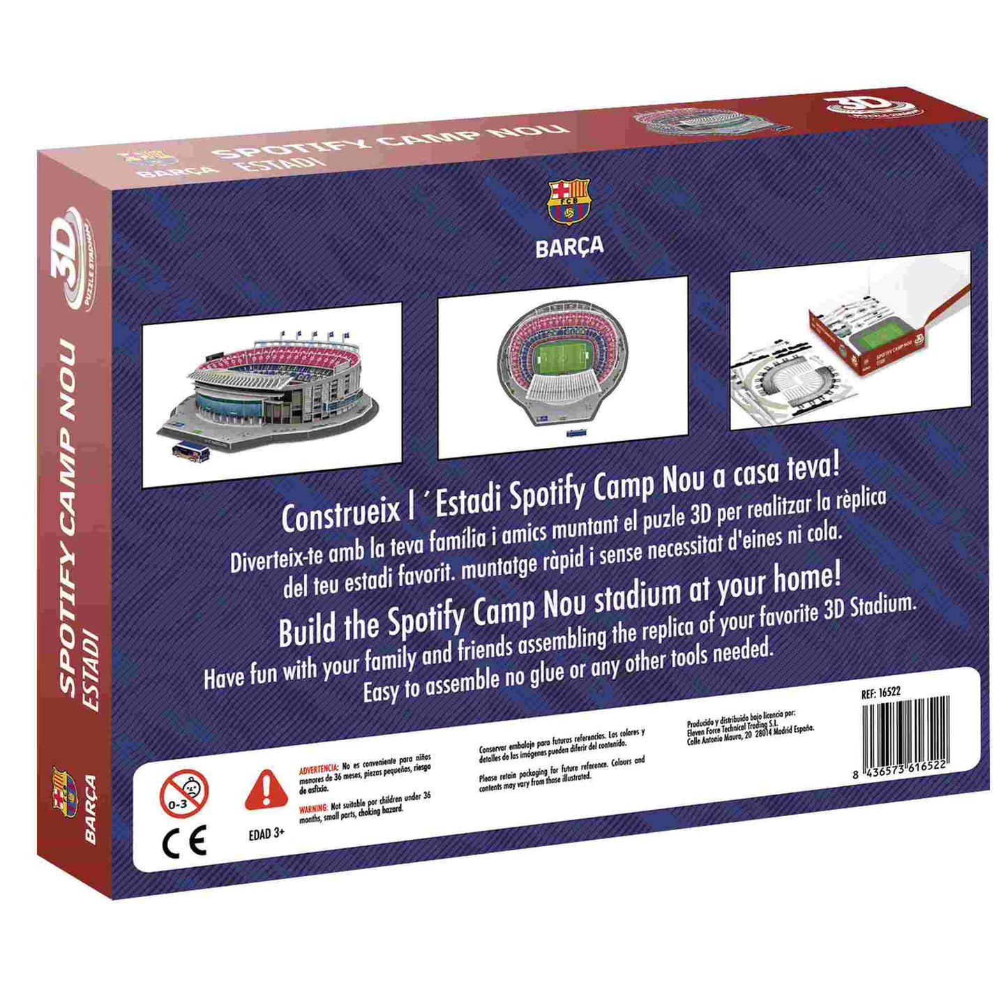 Banbo | Spotify Camp Nou Stadium FC Barcelona 3D Puzzle