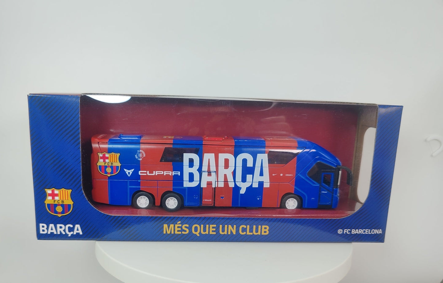 Banbo | FC Barcelona Bus Model Football Team Coach Toy