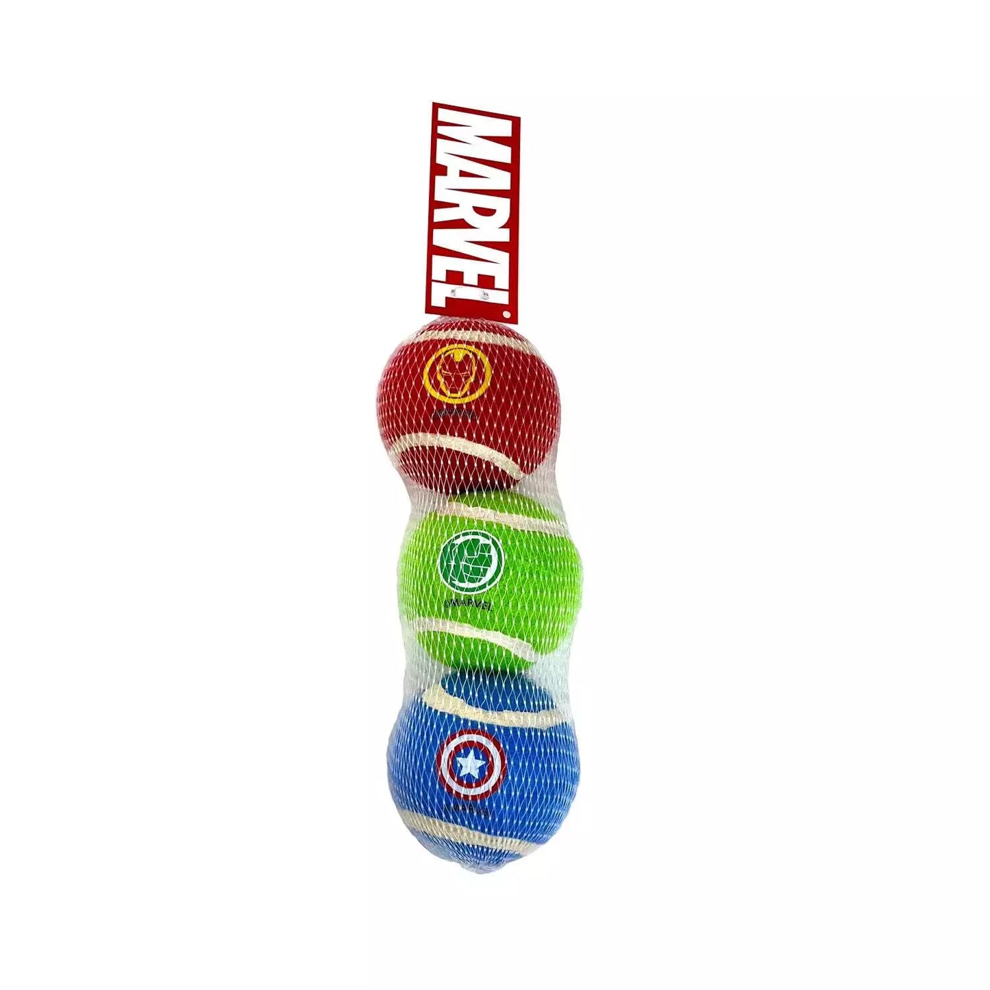 Cerda | Marvel 3pcs Tennis Ball Set - Iron Man, The Hulk, Captain America