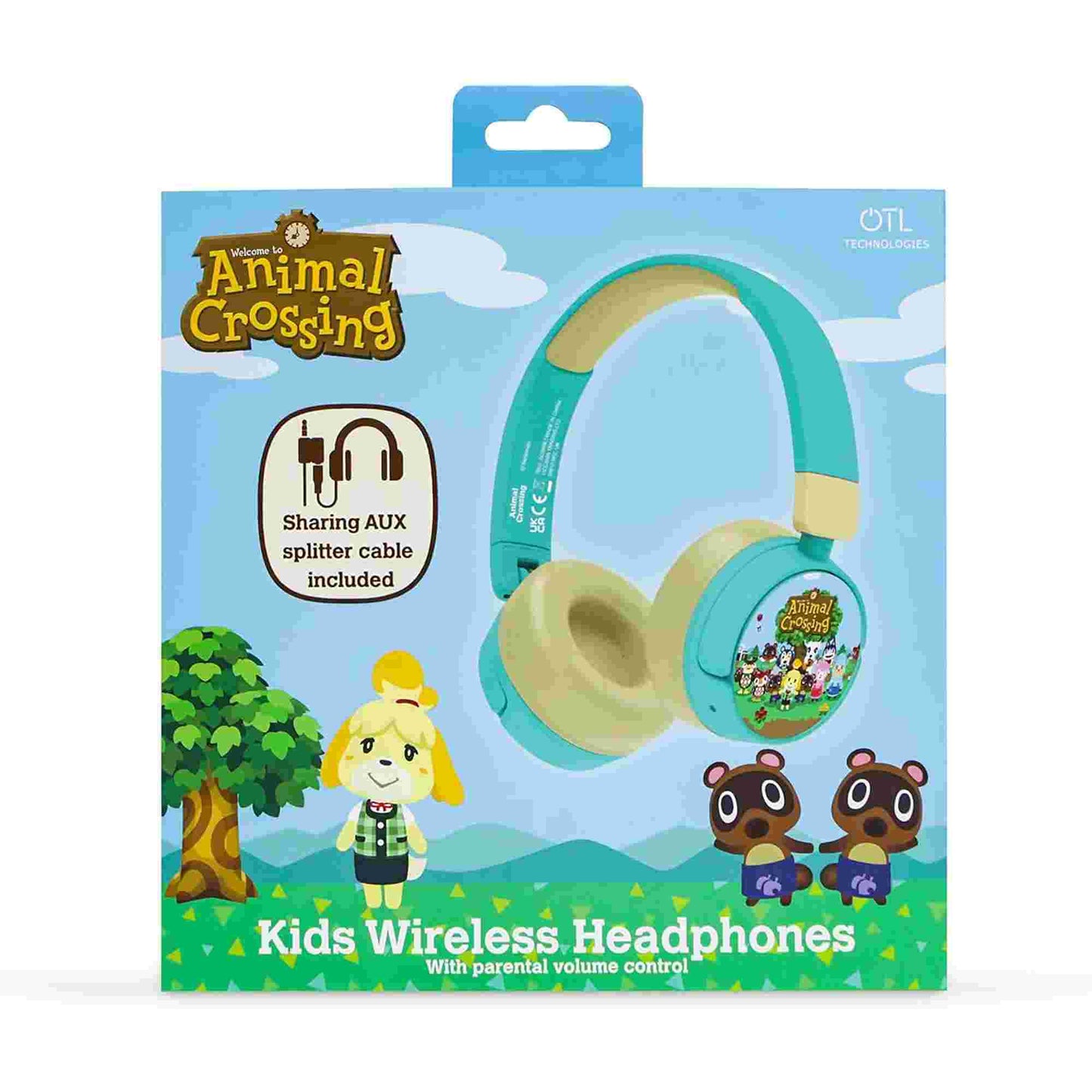 OTL | Animal Crossing Kid's Wireless Bluetooth Headphones