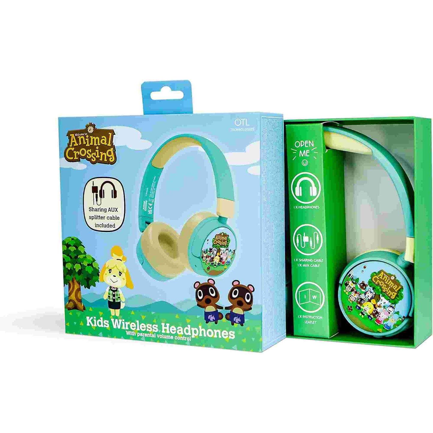 OTL | Animal Crossing Kid's Wireless Bluetooth Headphones