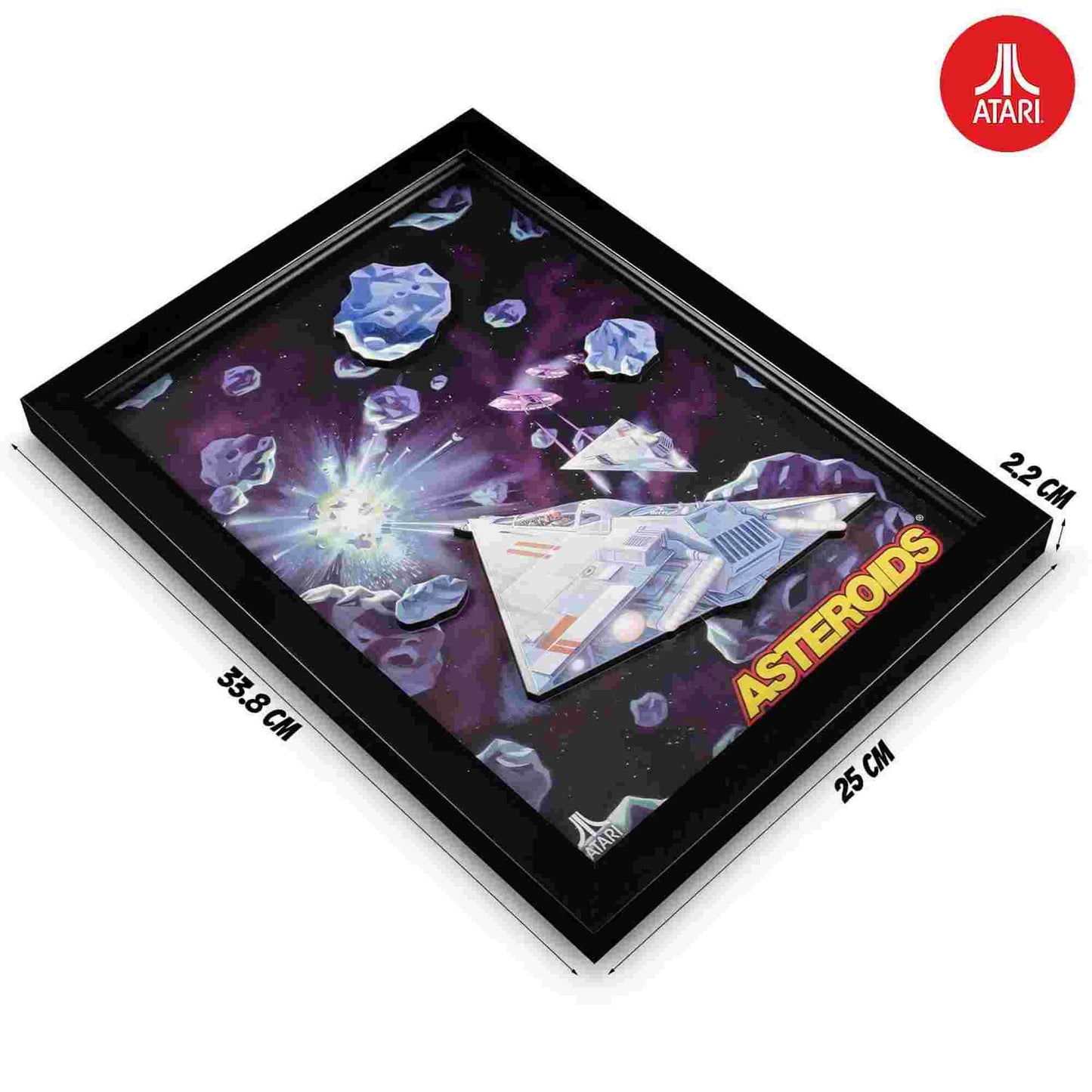 Thumbs Up Atari 3D Wall Art Asteroid