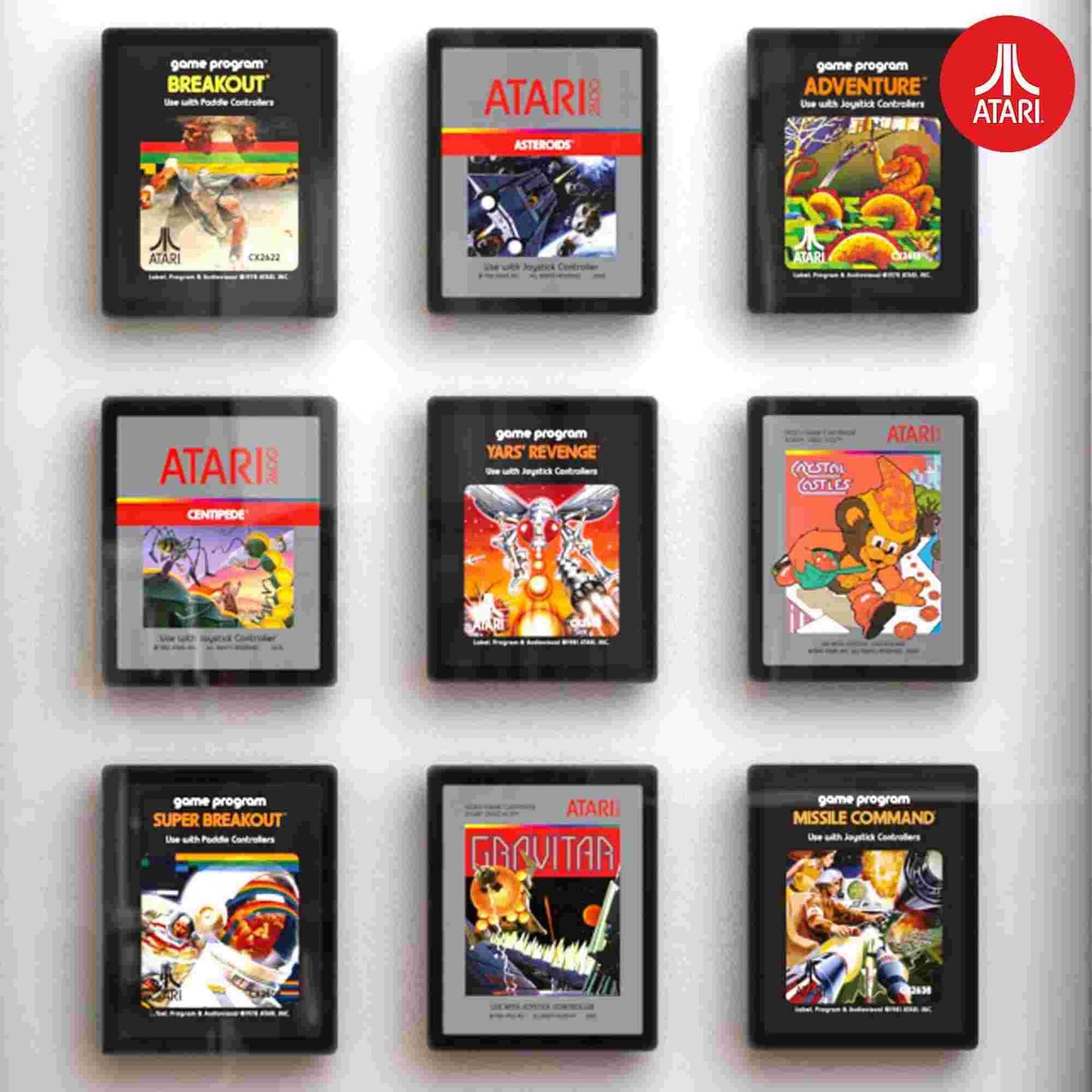 Thumbs Up Atari 3D Wall Art Game Cartridges