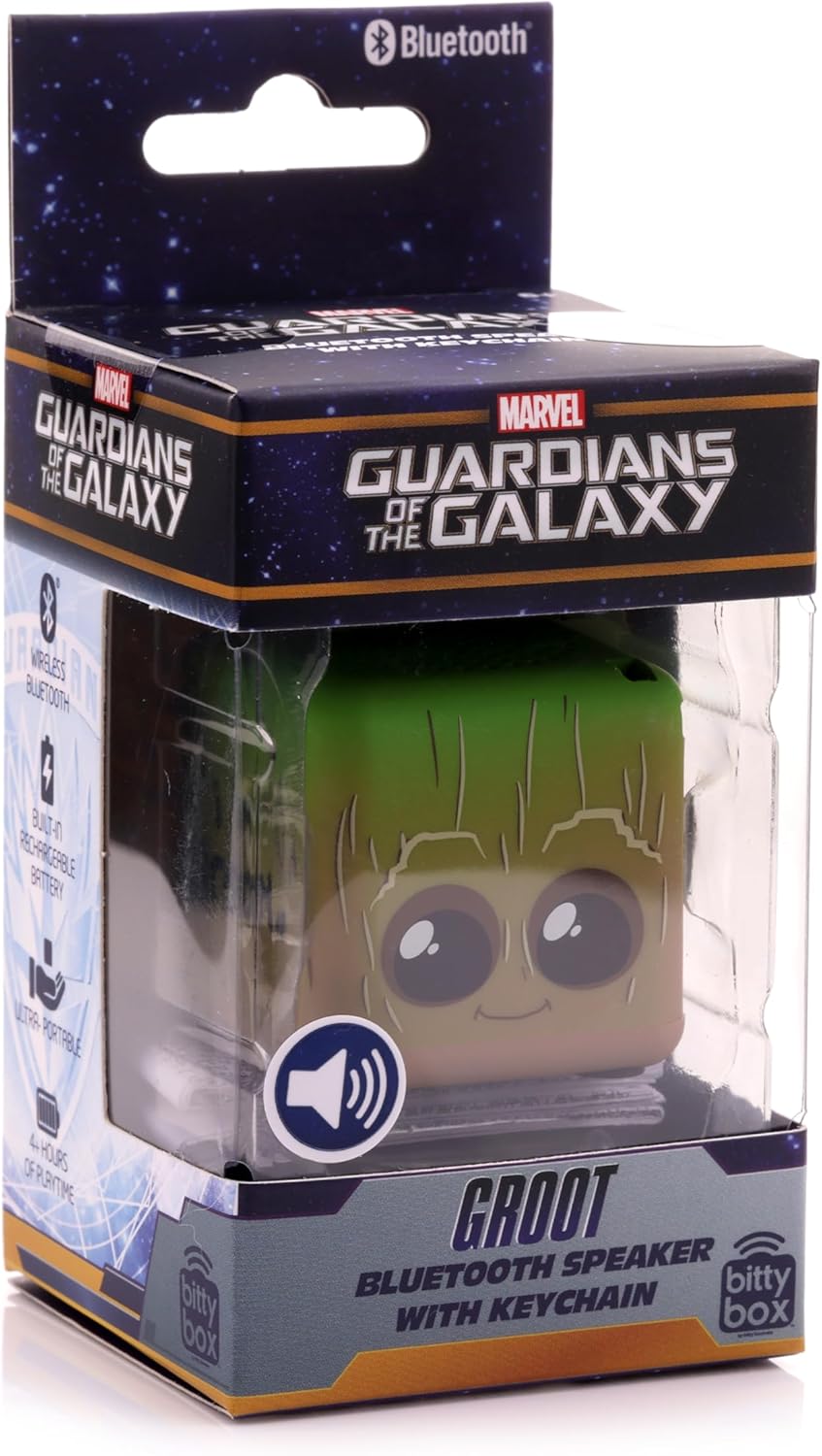 Bitty Boomers | Marvel Groot Bitty Box Micro Bluetooth Speaker