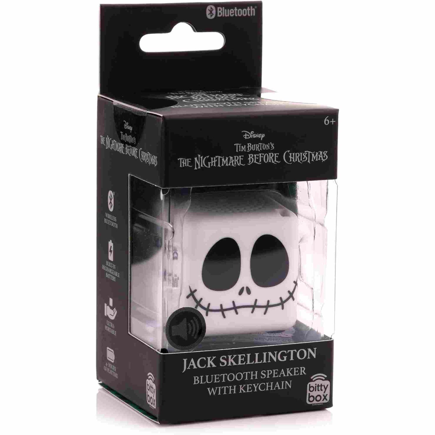 Bitty Boomers | Nightmare Before Christmas Jack Skellington Bitty Box Micro Bluetooth Speaker