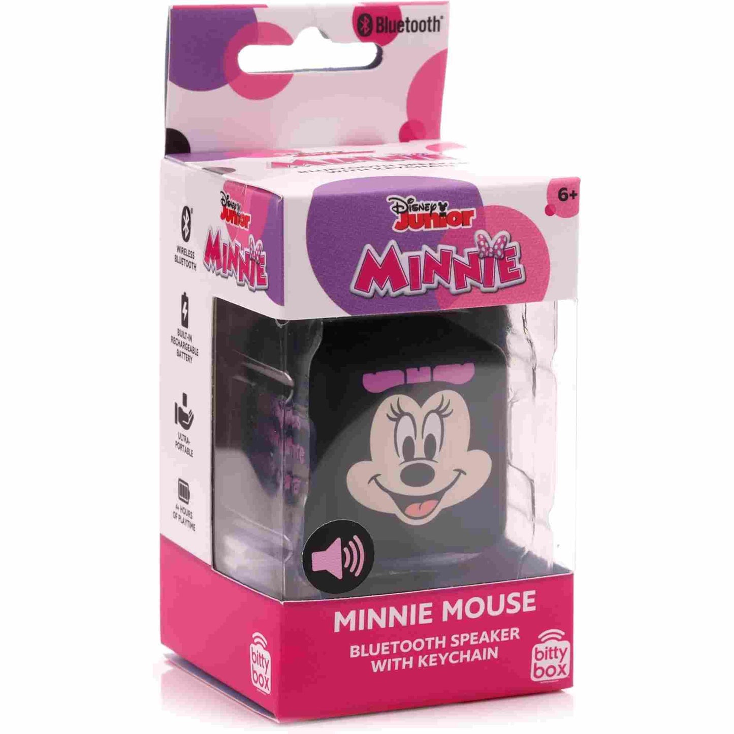 Bitty Boomers | Disney Minnie Mouse Bitty Box Micro Bluetooth Speaker