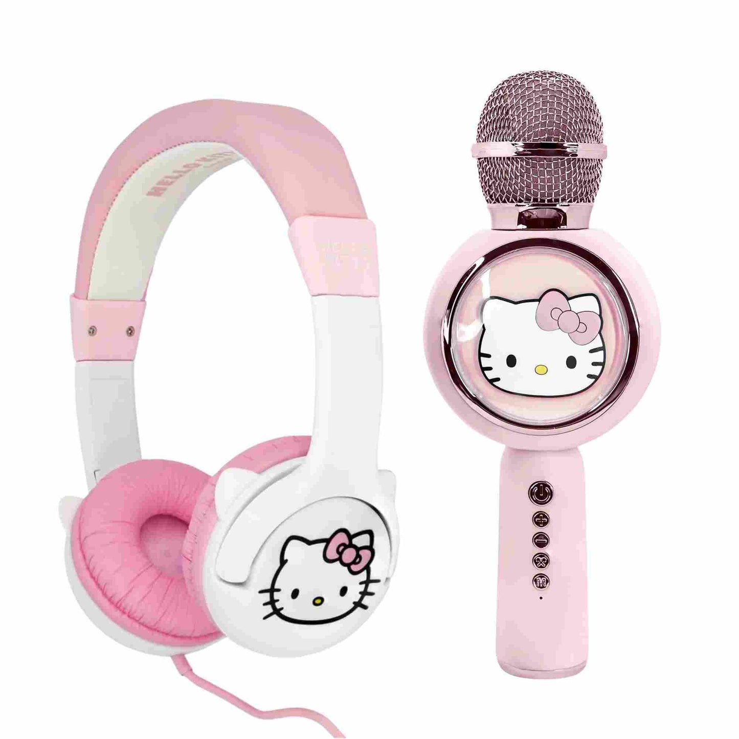 OTL | Hello Kitty Wired Headphones and Karaoke Microphone Bundle