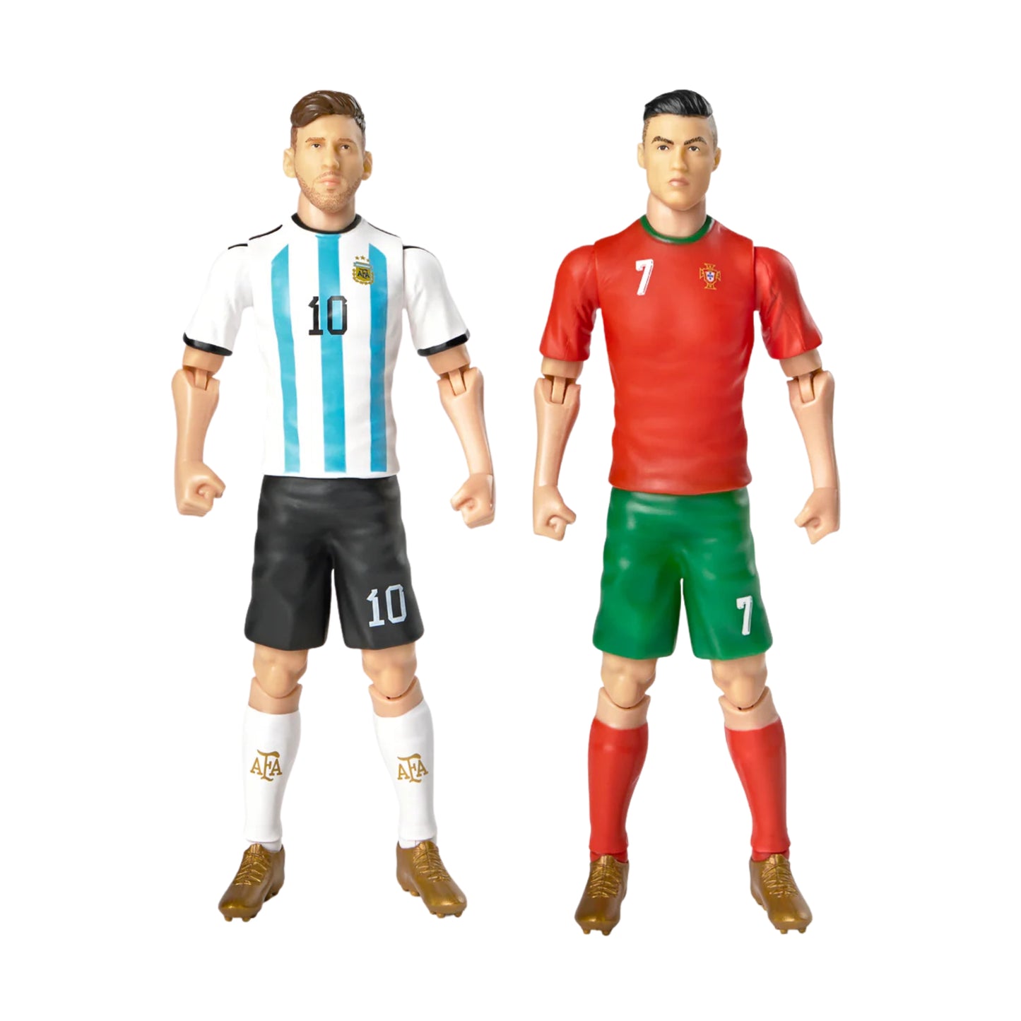 Banbo | Messi and Ronaldo Fully Articulated Figurine Bundle