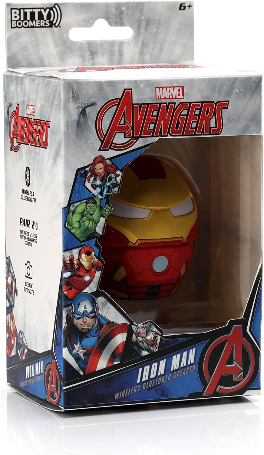 Bitty Boomers | Marvel Iron Man Bitty Boomer Mini Bluetooth Speaker