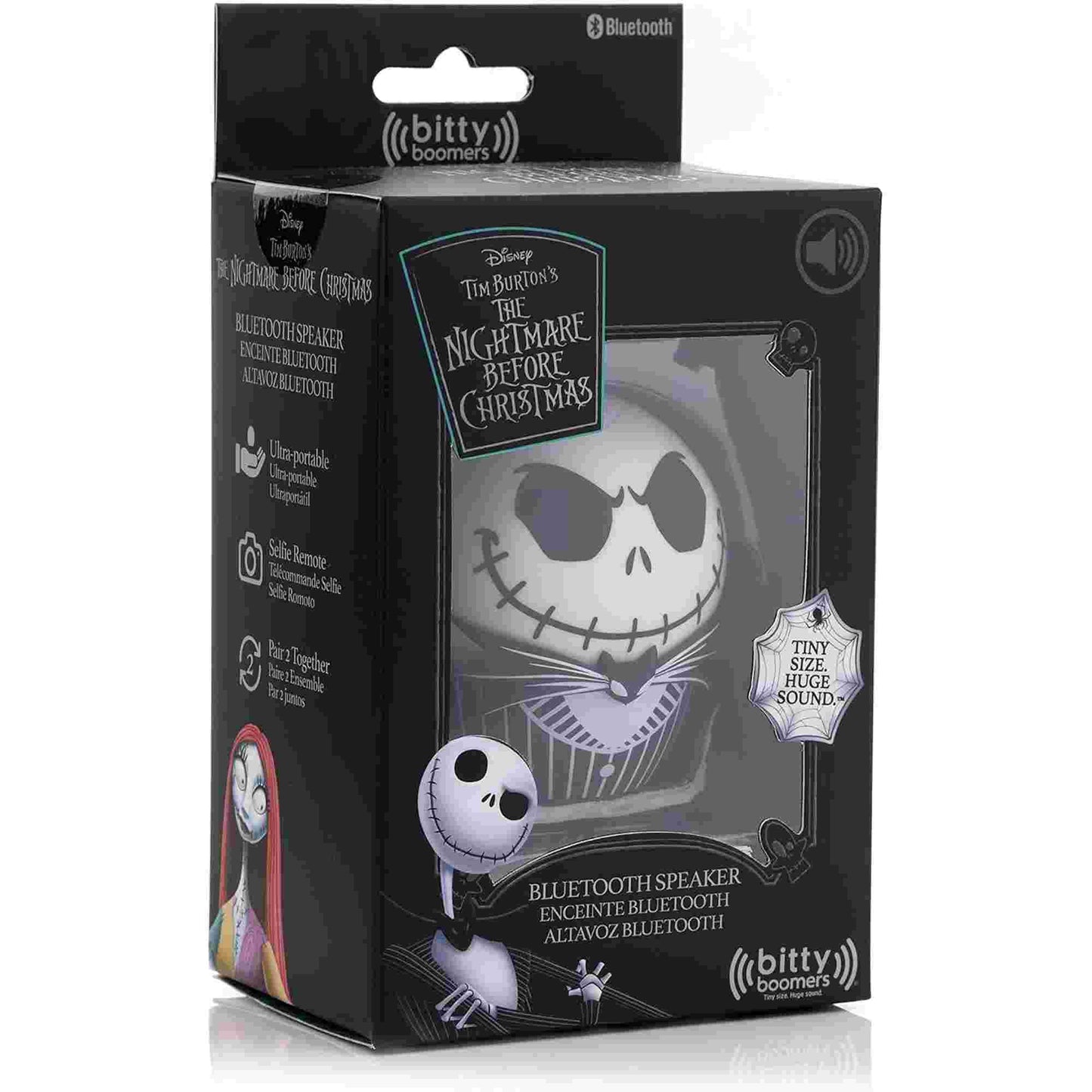 Bitty Boomers | Nightmare Before Christmas Jack Skellington Motivated Bitty Boomer Mini Bluetooth Speaker