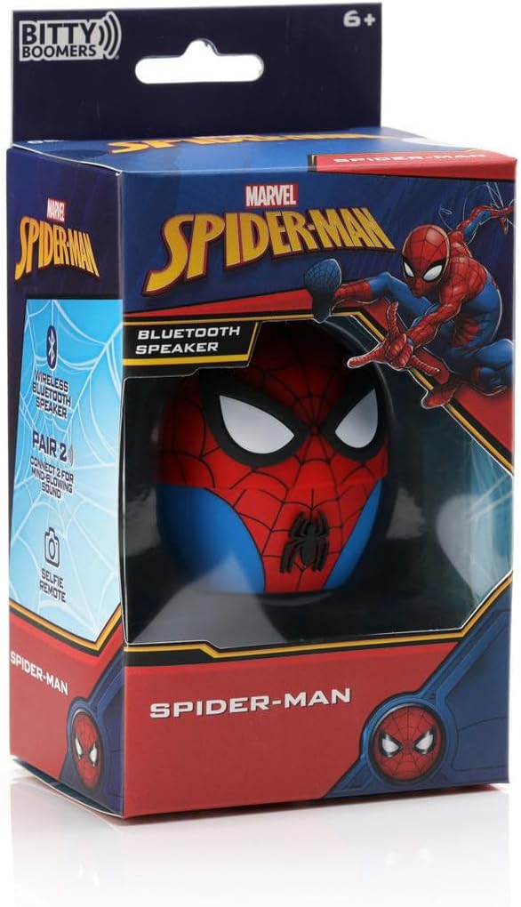 Bitty Boomers | Marvel Spiderman Bitty Boomer Mini Bluetooth Speaker