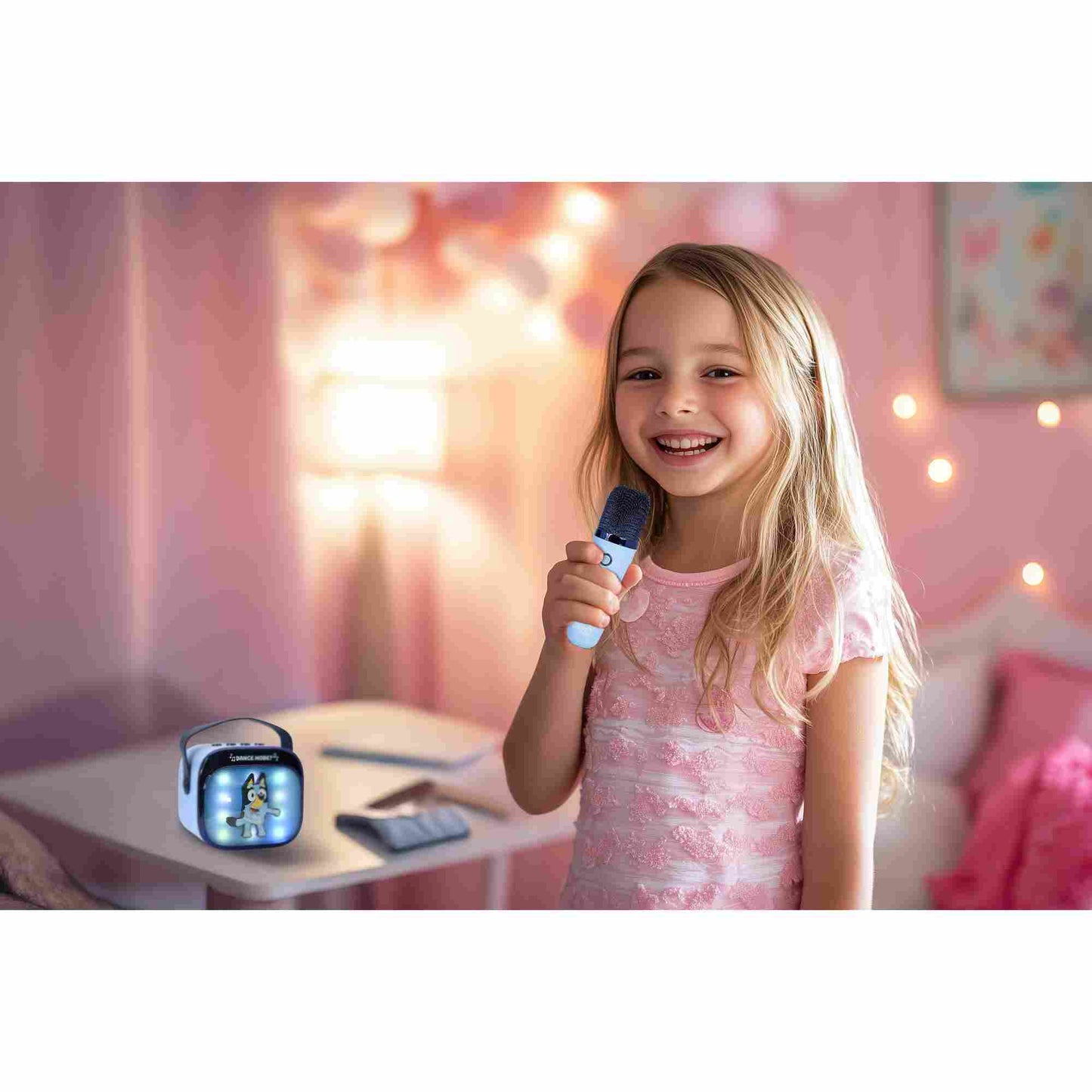 OTL Bluey Popsing Led Light-Up Wireless Karaoke Speaker & Microphone