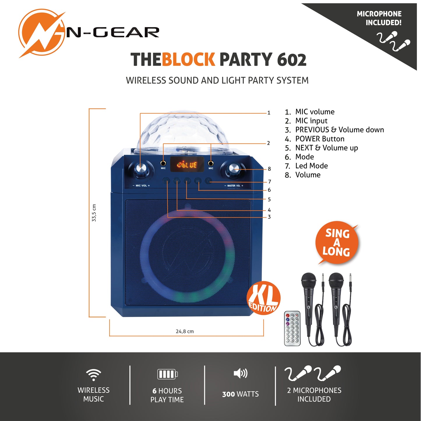 N-Gear | Block Party 602 Space Blue