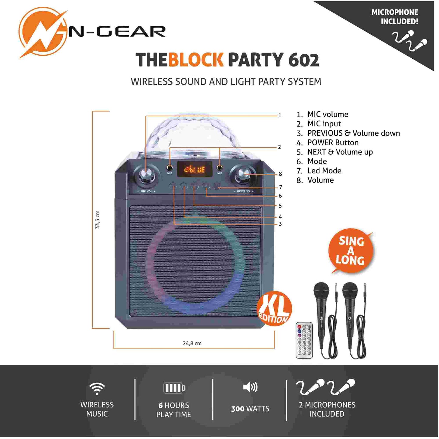 N-Gear | Block Party 602 Space Grey