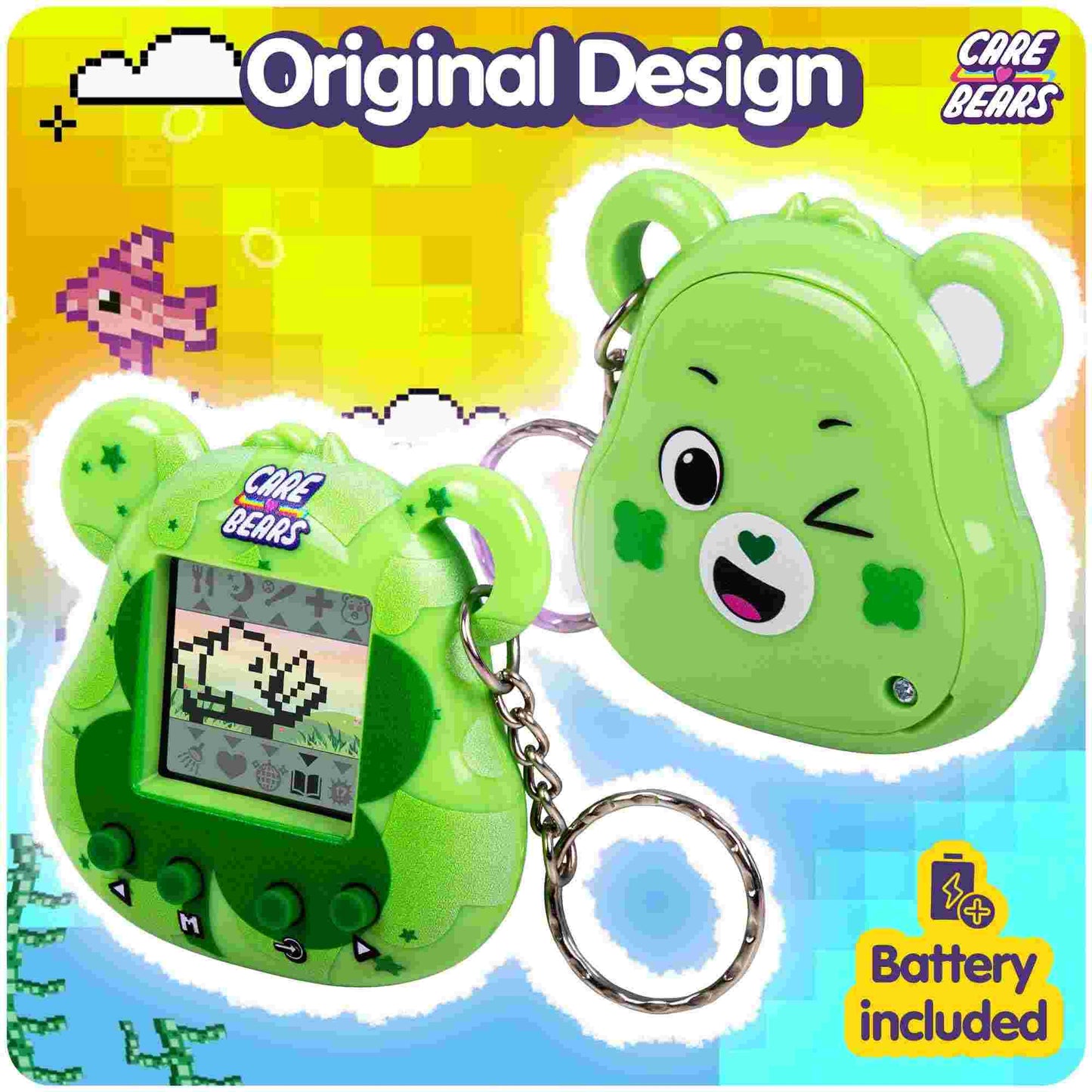 Thumbs Up Care Bears Good Luck Bear Kea Kuma Digital Pet Bear