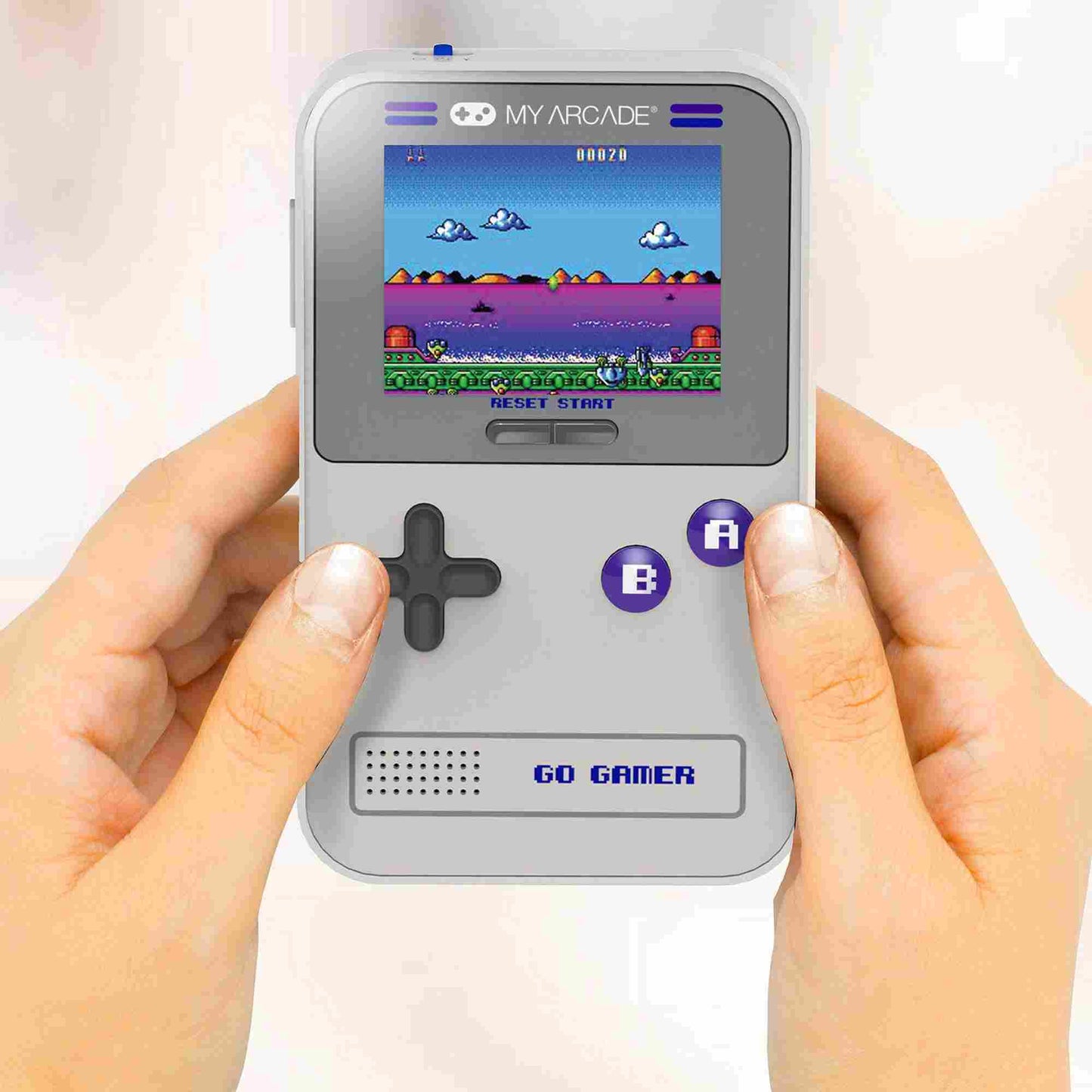 My Arcade | Go Gamer Classic Console Gray Purple (300 Games in 1)