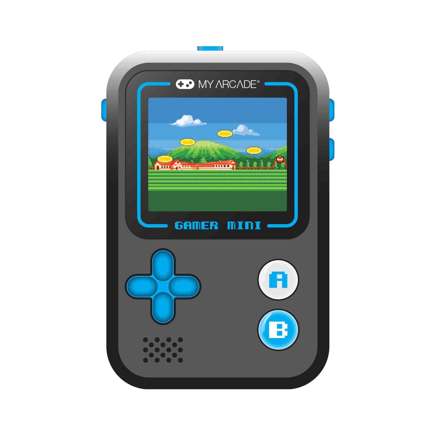My Arcade | Gamer Mini Classic Console Black Blue (160 Games in 1)