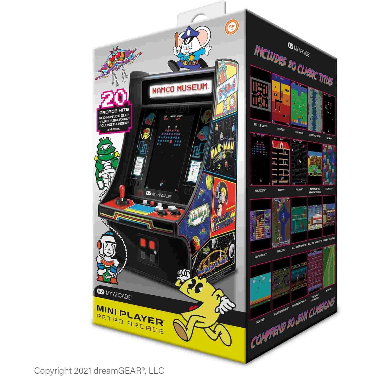 My Arcade | Bandai Namco Museum Hits (20 in 1) Mini Player 10 Inch