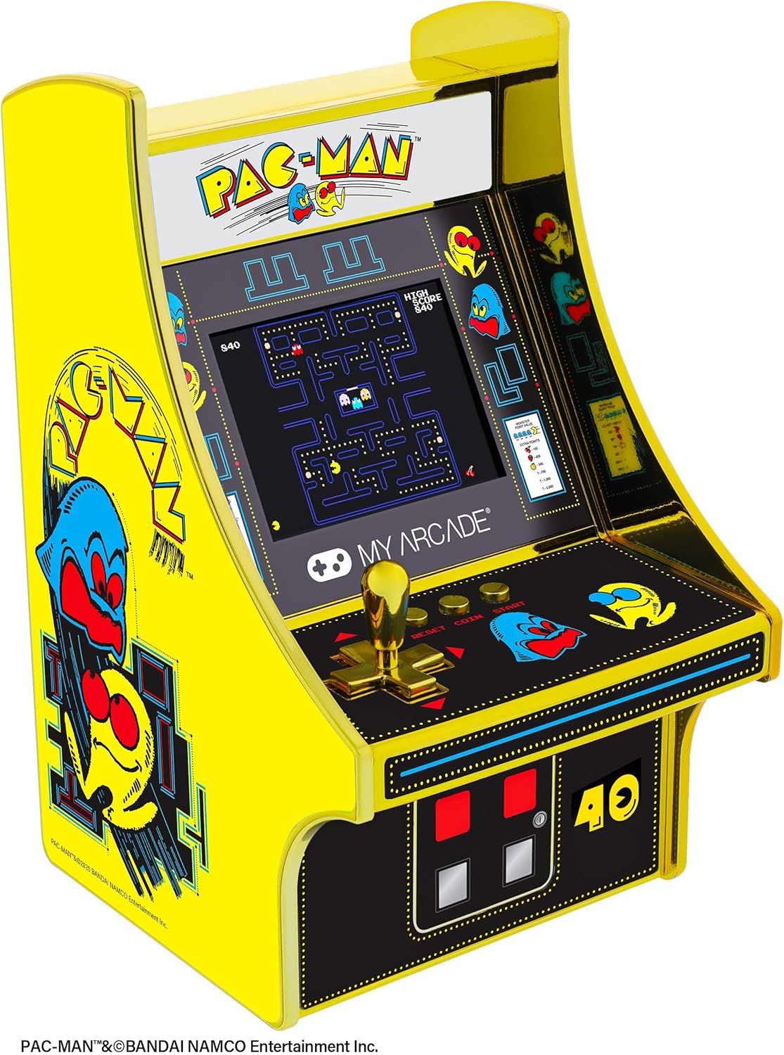 My Arcade | Pac-Man 40th Anniversary Micro Player Pro 6.7" Portable Retro Arcade (Premium Edition)