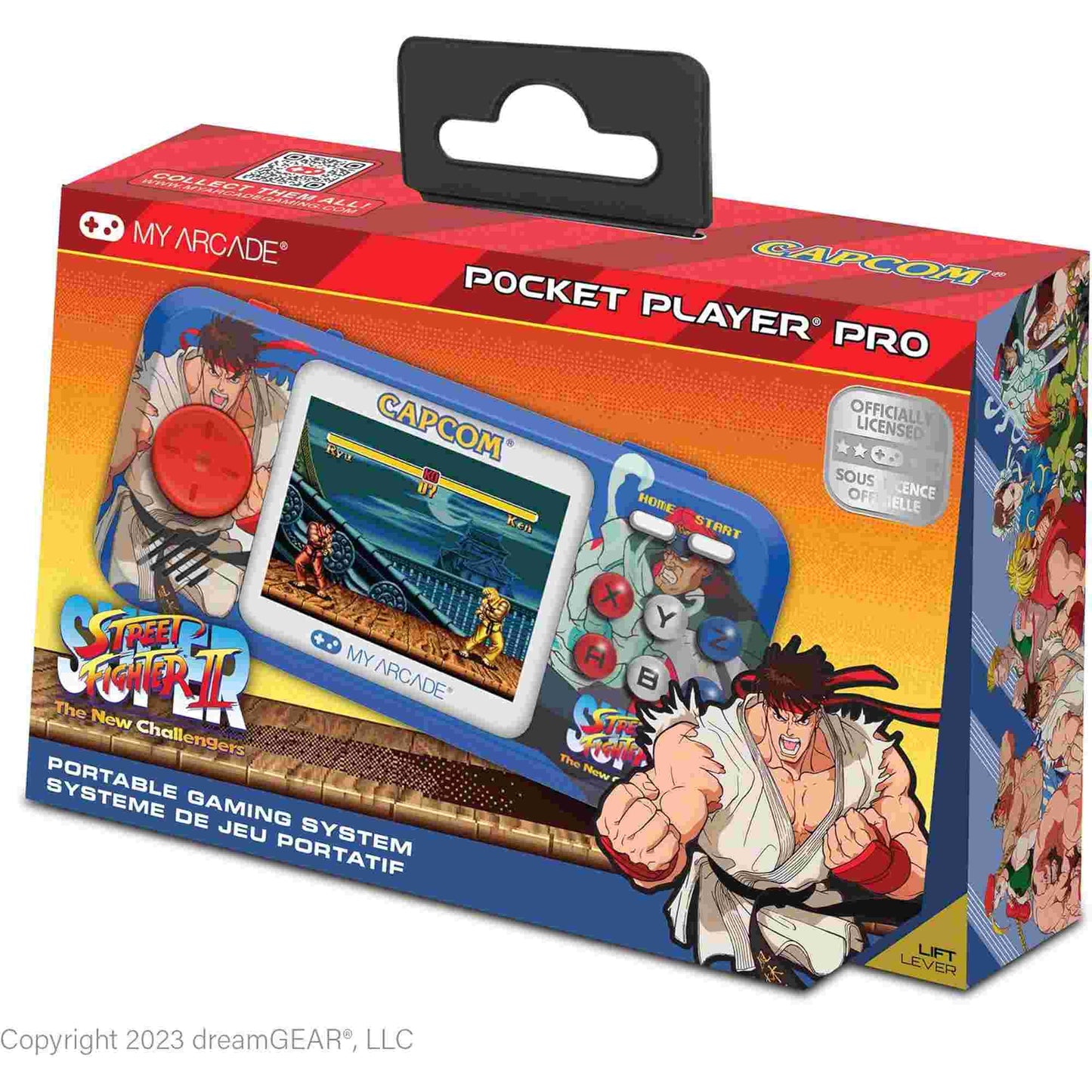 My Arcade | Super Street Fighter II Pocket Player Pro Portable Gaming System (2 Games in 1)