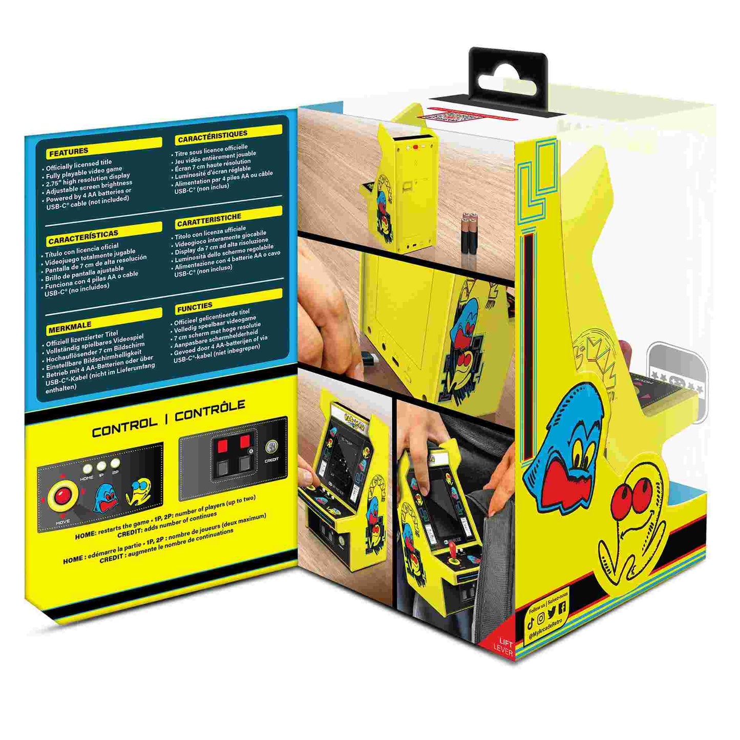 My Arcade | Pac-Man Micro Player Pro 6.7" Portable Retro Arcade
