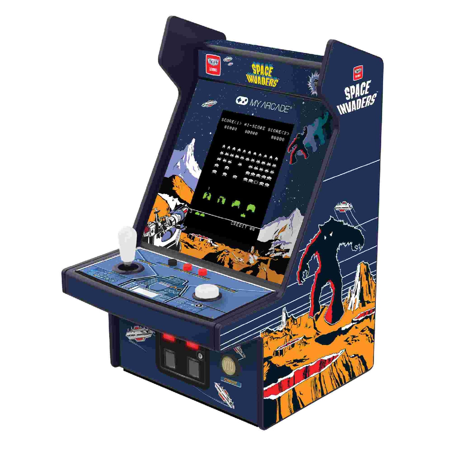 My Arcade | Space Invaders Micro Player Pro 6.7" Portable Retro Arcade
