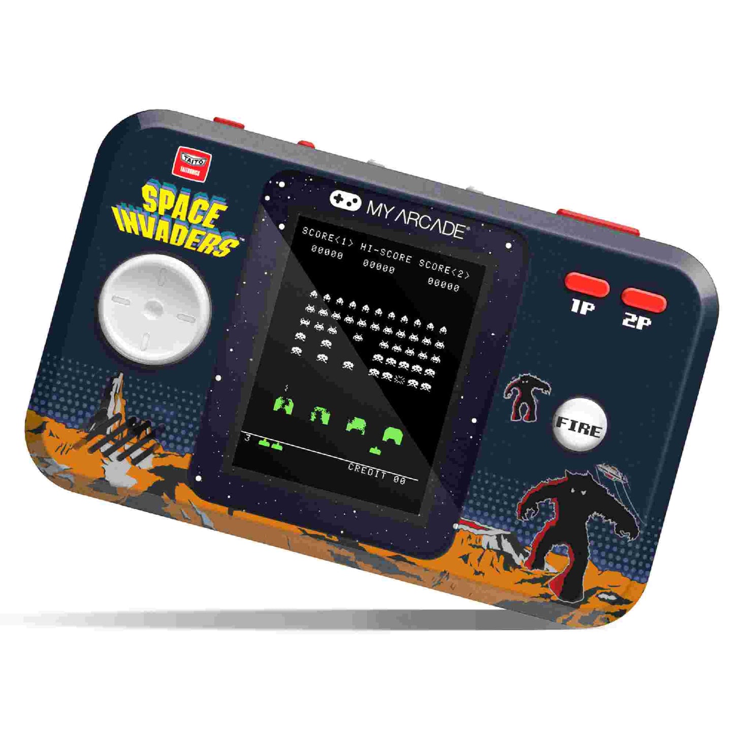 My Arcade | Space Invaders Pocket Player Pro Portable Gaming System