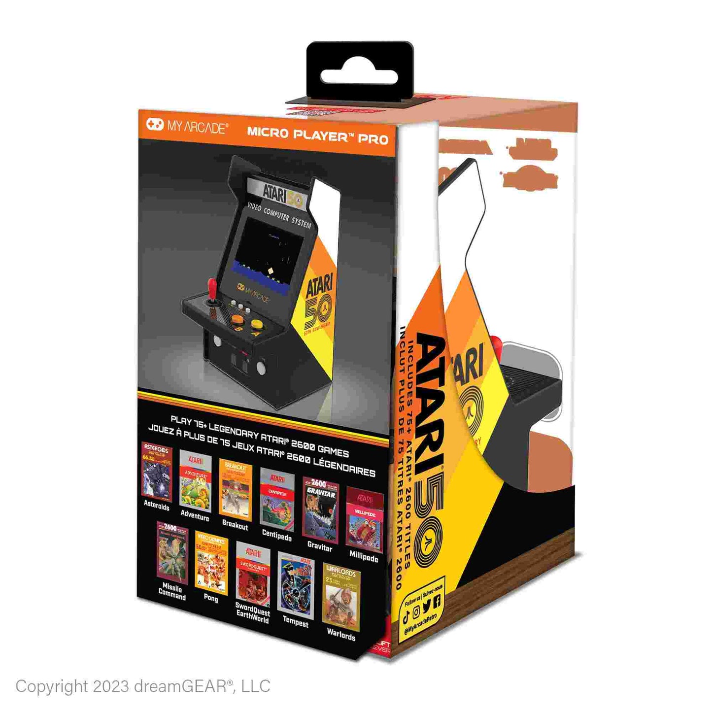 My Arcade | Atari Portable Retro Arcade Micro Player Pro 6.7" (100 Games in 1)