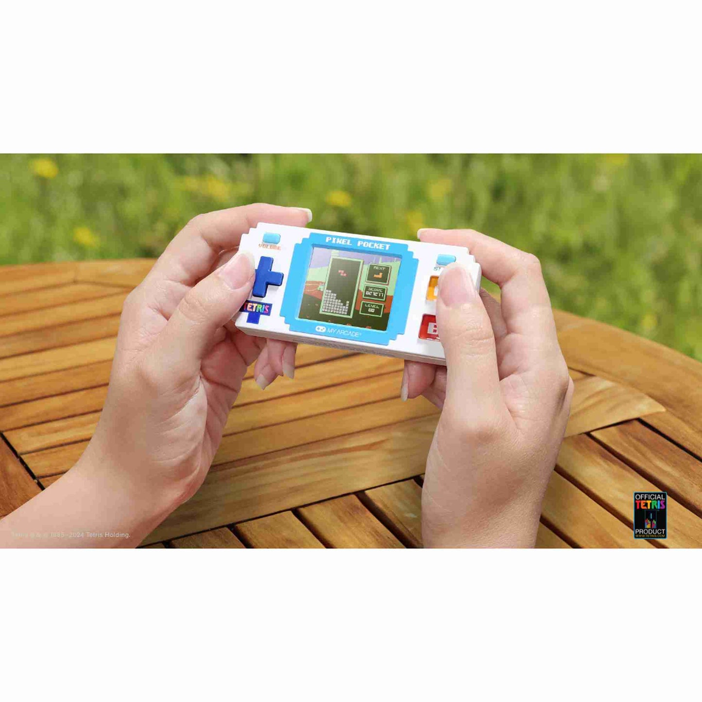 My Arcade | Tetris Pixel Pocket Mini Portable Arcade Gaming System (With 10 Bonus Games)