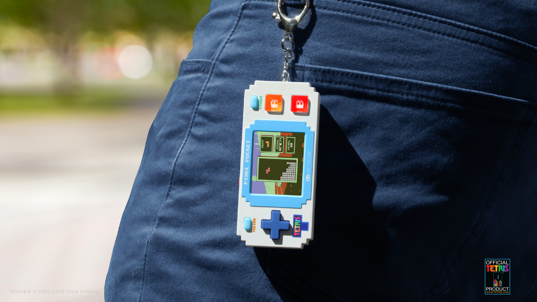 My Arcade | Tetris Pixel Pocket Mini Portable Arcade Gaming System (With 10 Bonus Games)