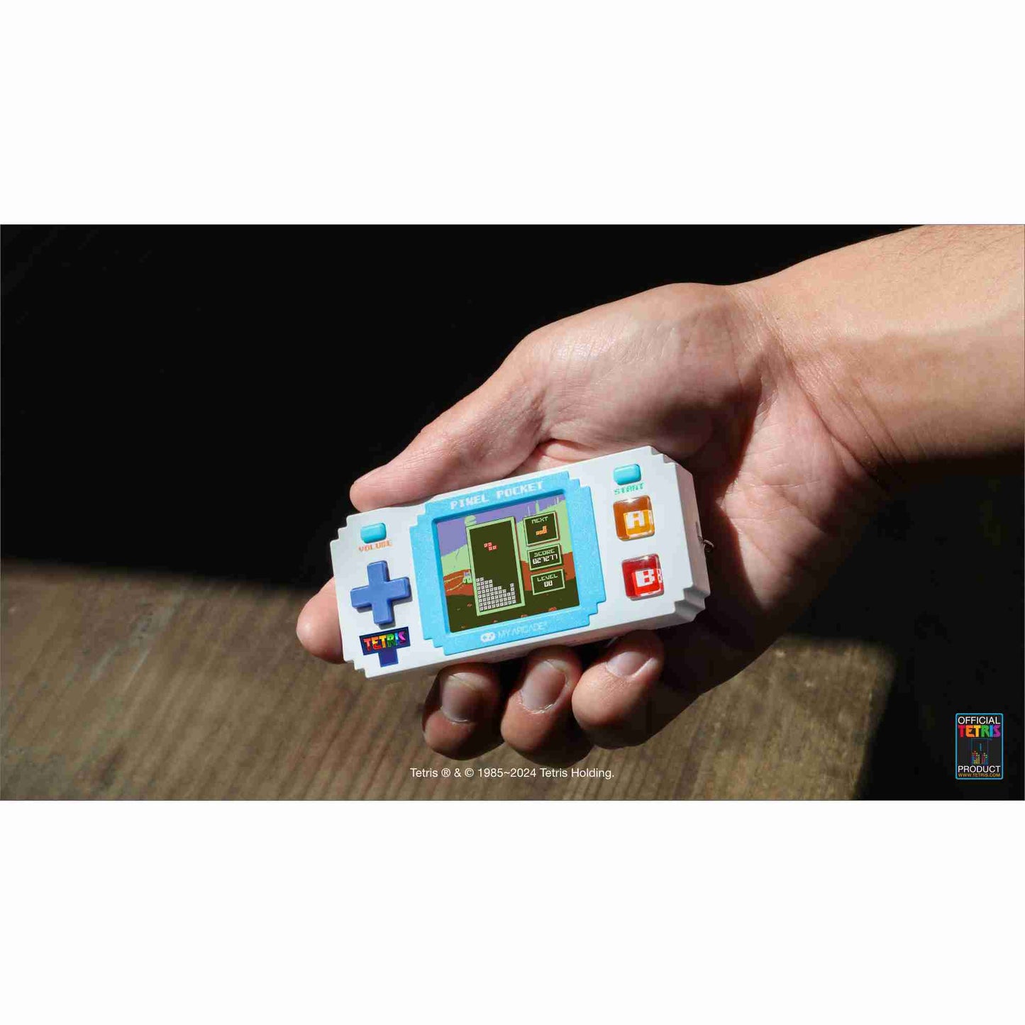 My Arcade | Tetris Pixel Pocket Mini Portable Arcade Gaming System (With 10 Bonus Games)