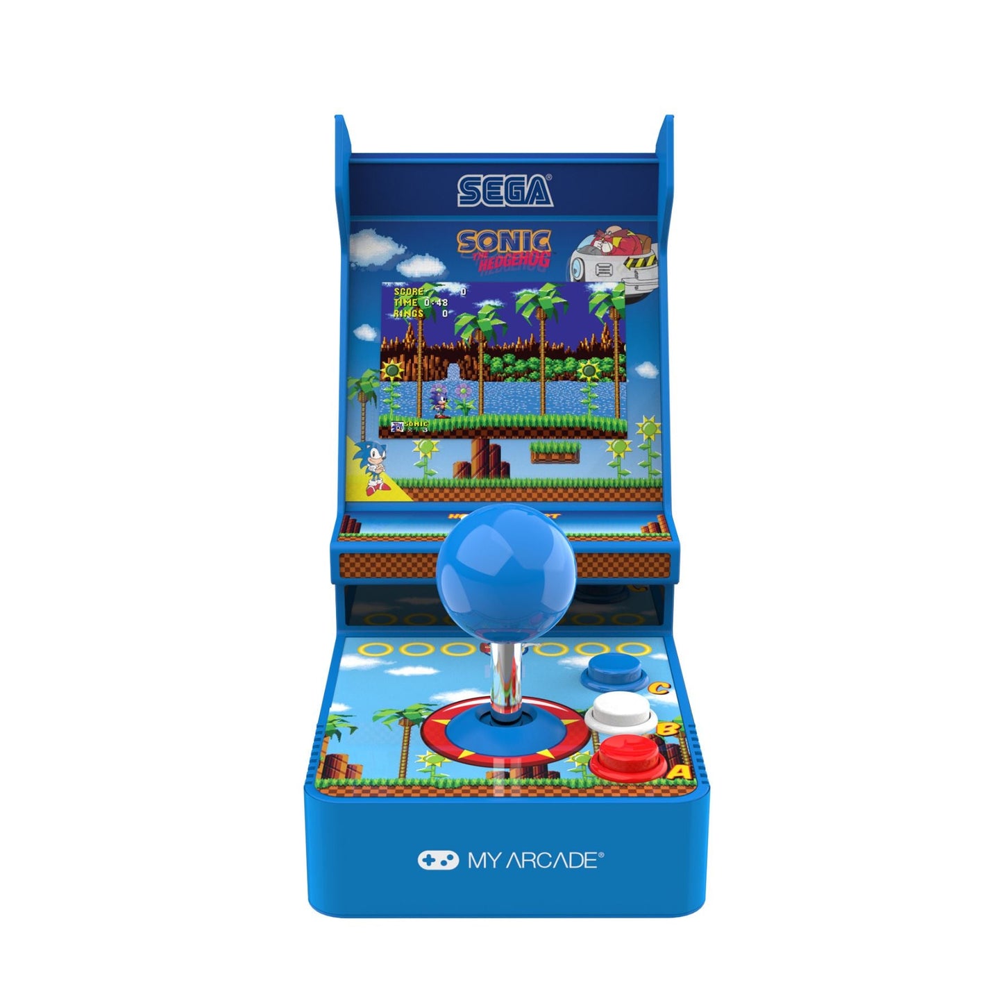 My Arcade | Sonic The Hedgehog Joystick Player Portable Retro Arcade (2 Games in 1)