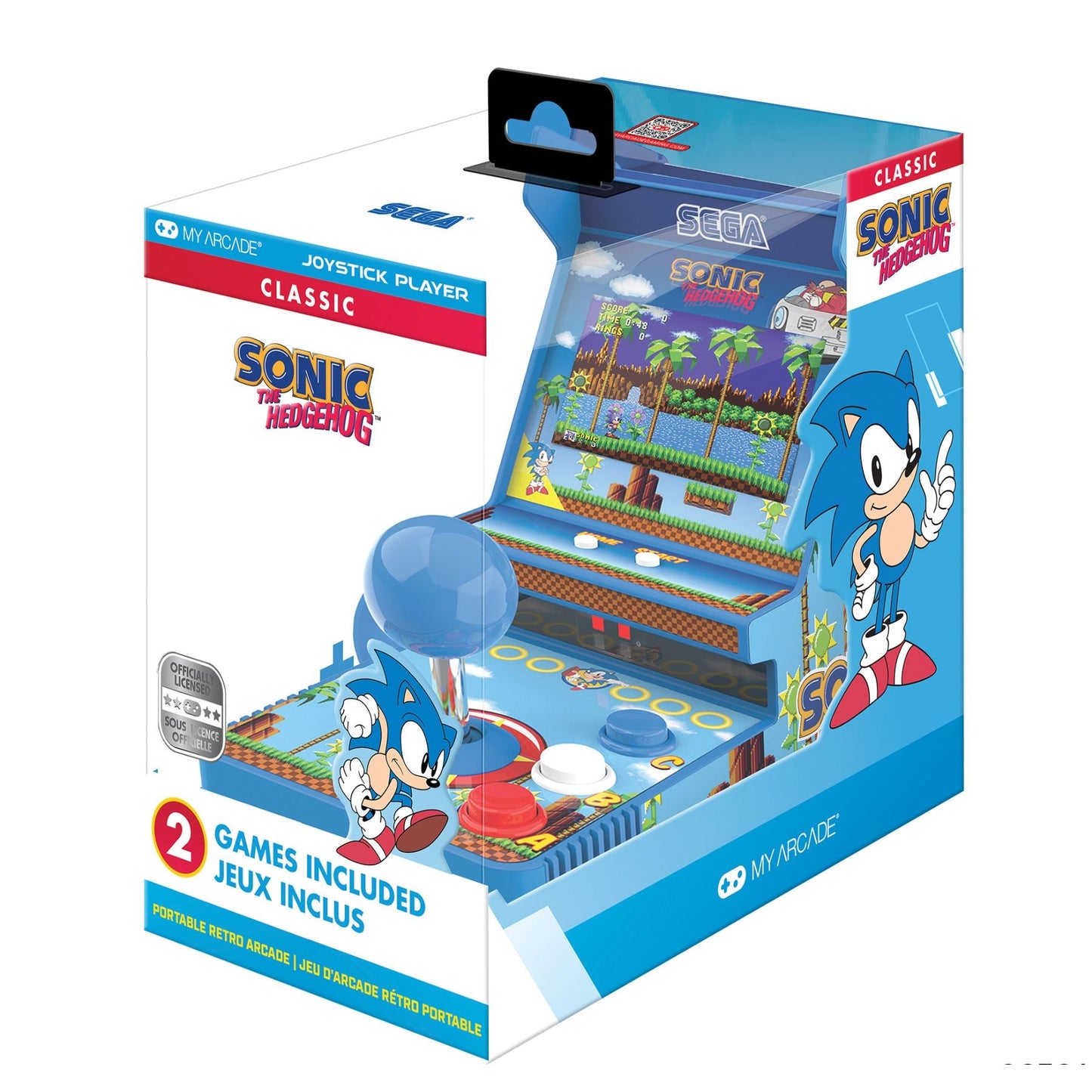 My Arcade | Sonic The Hedgehog Joystick Player Portable Retro Arcade (2 Games in 1)
