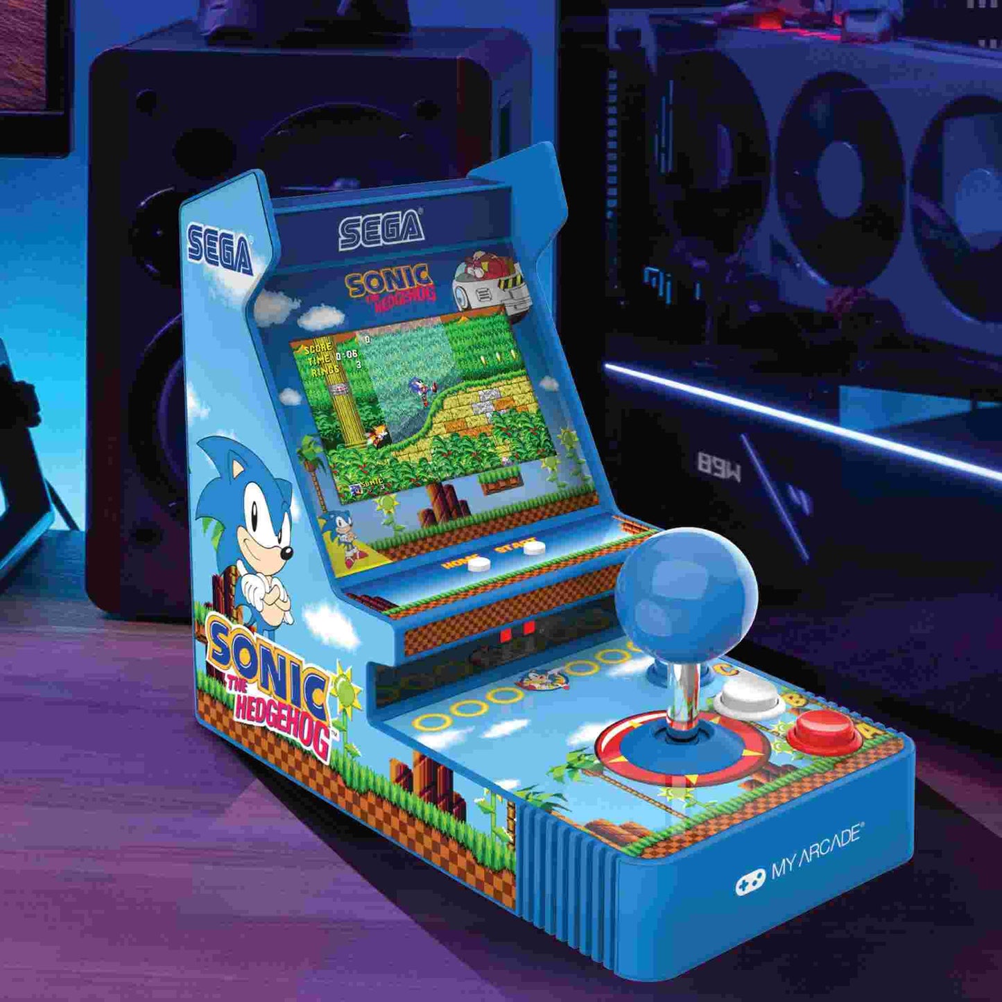 My Arcade | Sonic The Hedgehog Joystick Player Portable Retro Arcade (2 Games in 1)
