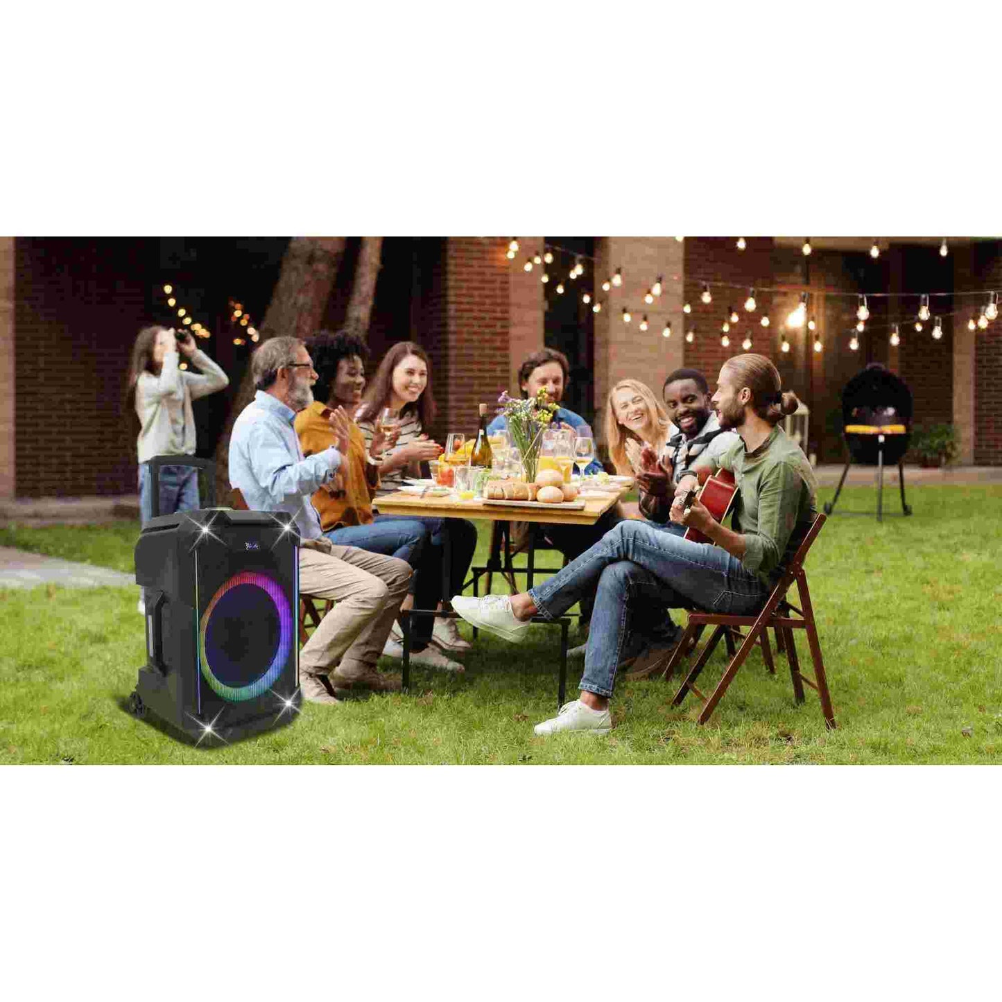 N-Gear | The Flash 1040 10 Inch Speaker Karaoke with Disco Light And Microphone