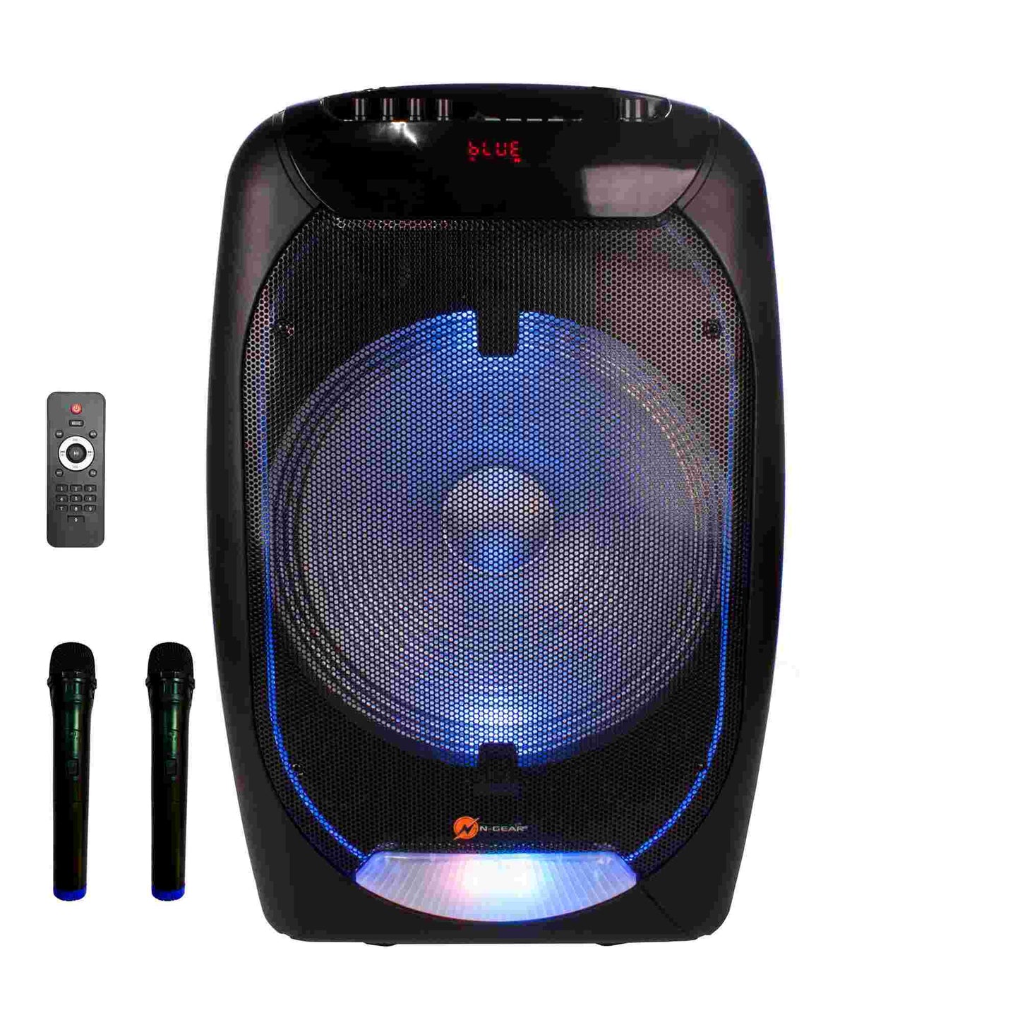 N-Gear | The Flash 1540 15 Inch Speaker Karaoke with Disco Light And Microphone
