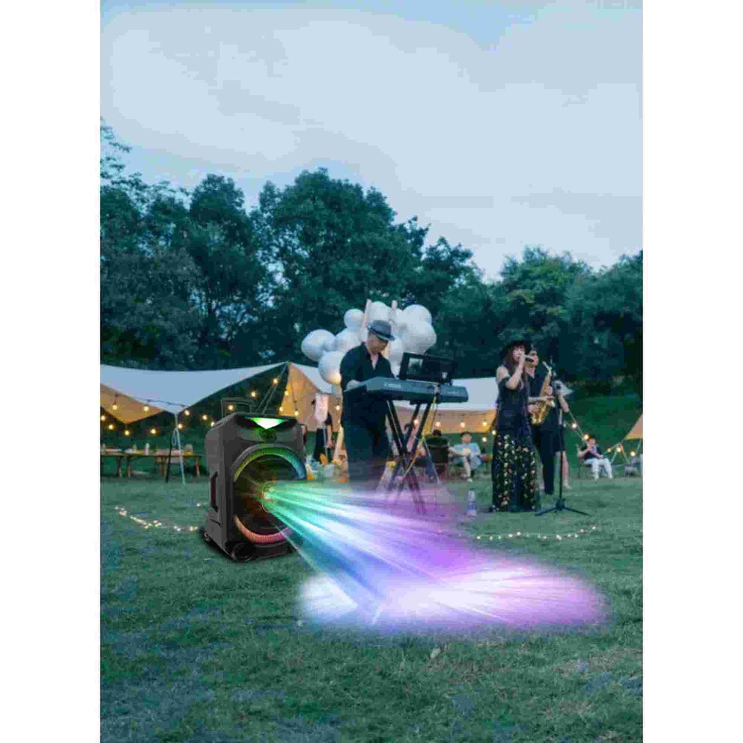 N-Gear | The Flash 1550 Disco with LED Lighting & Microphone