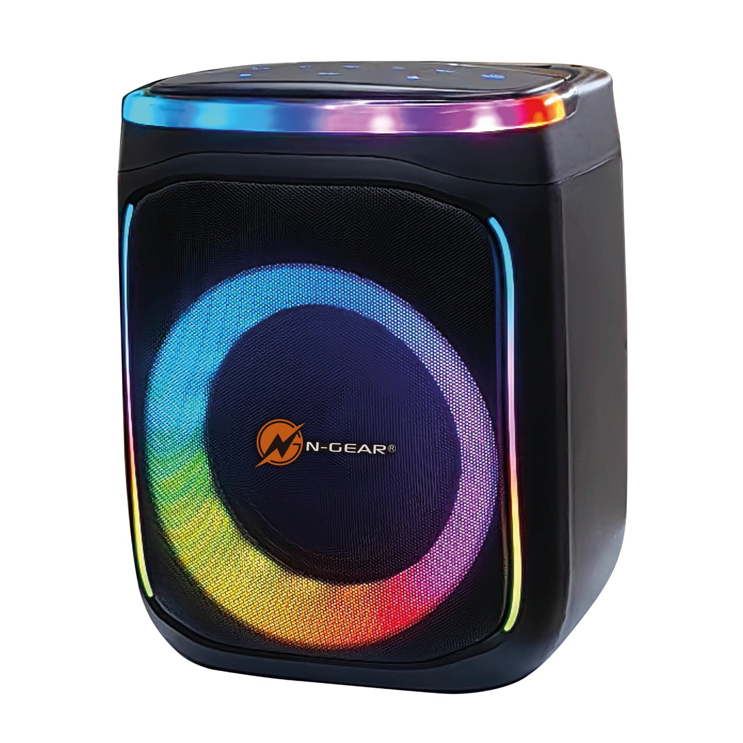 N-Gear | Flash Banger 606 Karaoke Set Bluetooth Speaker Party Box with Wireless Microphone Black