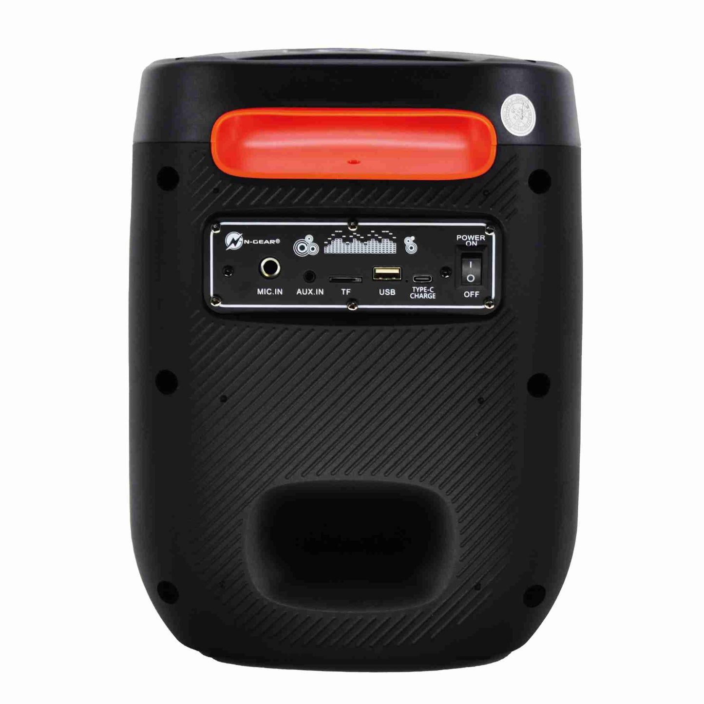 N-Gear | Flash Banger 606 Karaoke Set Bluetooth Speaker Party Box with Wireless Microphone Black