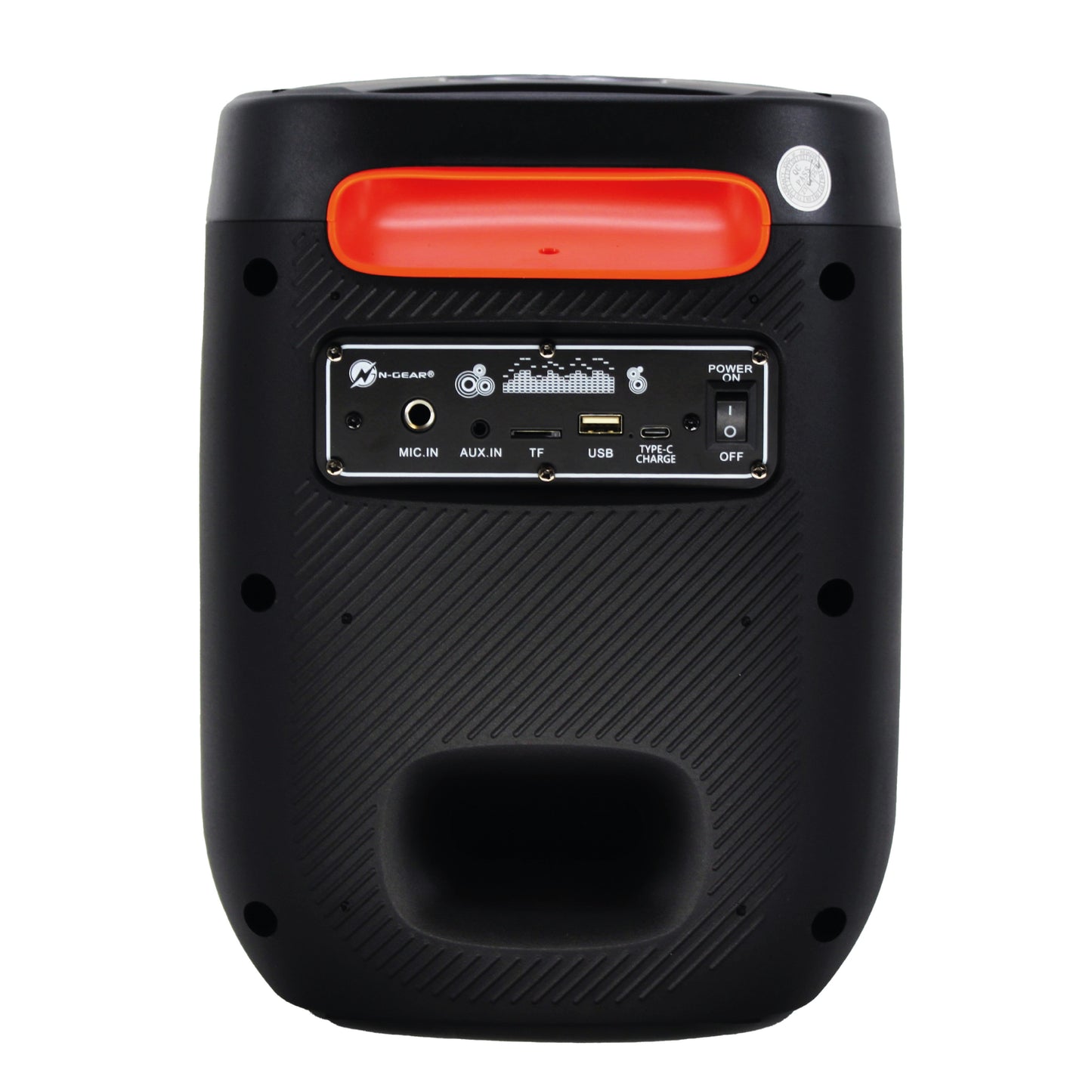 N-Gear | Flash Banger 606 Karaoke Set Bluetooth Speaker Party Box with Wireless Microphone Black