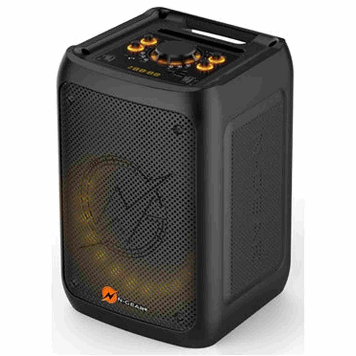 N-Gear | Flash Banger 777 Wireless Speaker Karaoke Set Party Box with 2 Microphones Black