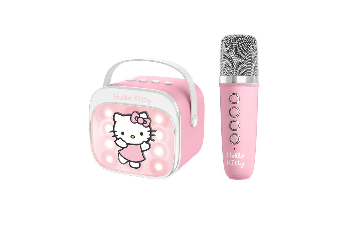 OTL Hello Kitty PopSing LED Light-Up Wireless Karaoke Speaker & Microphone