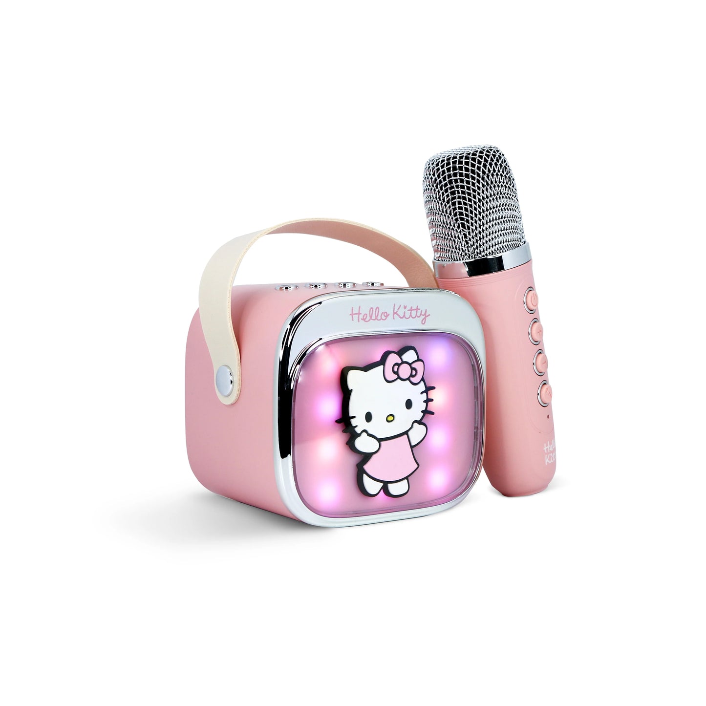 OTL Hello Kitty PopSing LED Light-Up Wireless Karaoke Speaker & Microphone
