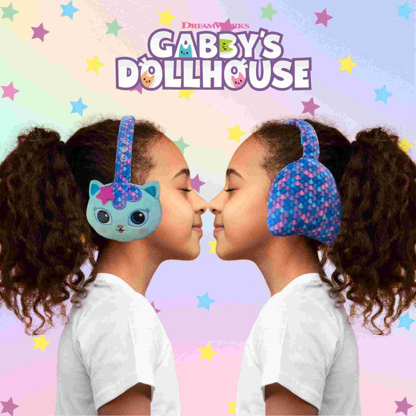 Lazerbuilt | Gabby’s Dollhouse Mercat Plush Bluetooth Headphones