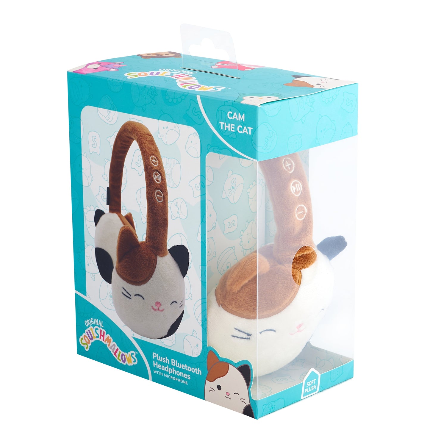 Lazerbuilt | Squishmallows Cam Plush Bluetooth Headphones