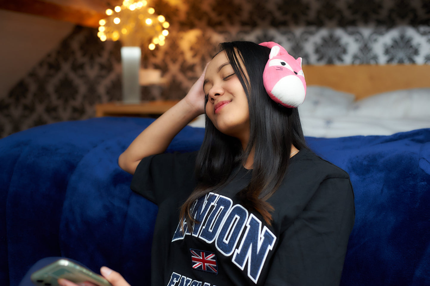 Lazerbuilt | Squishmallows Fifi Plush Bluetooth Headphones