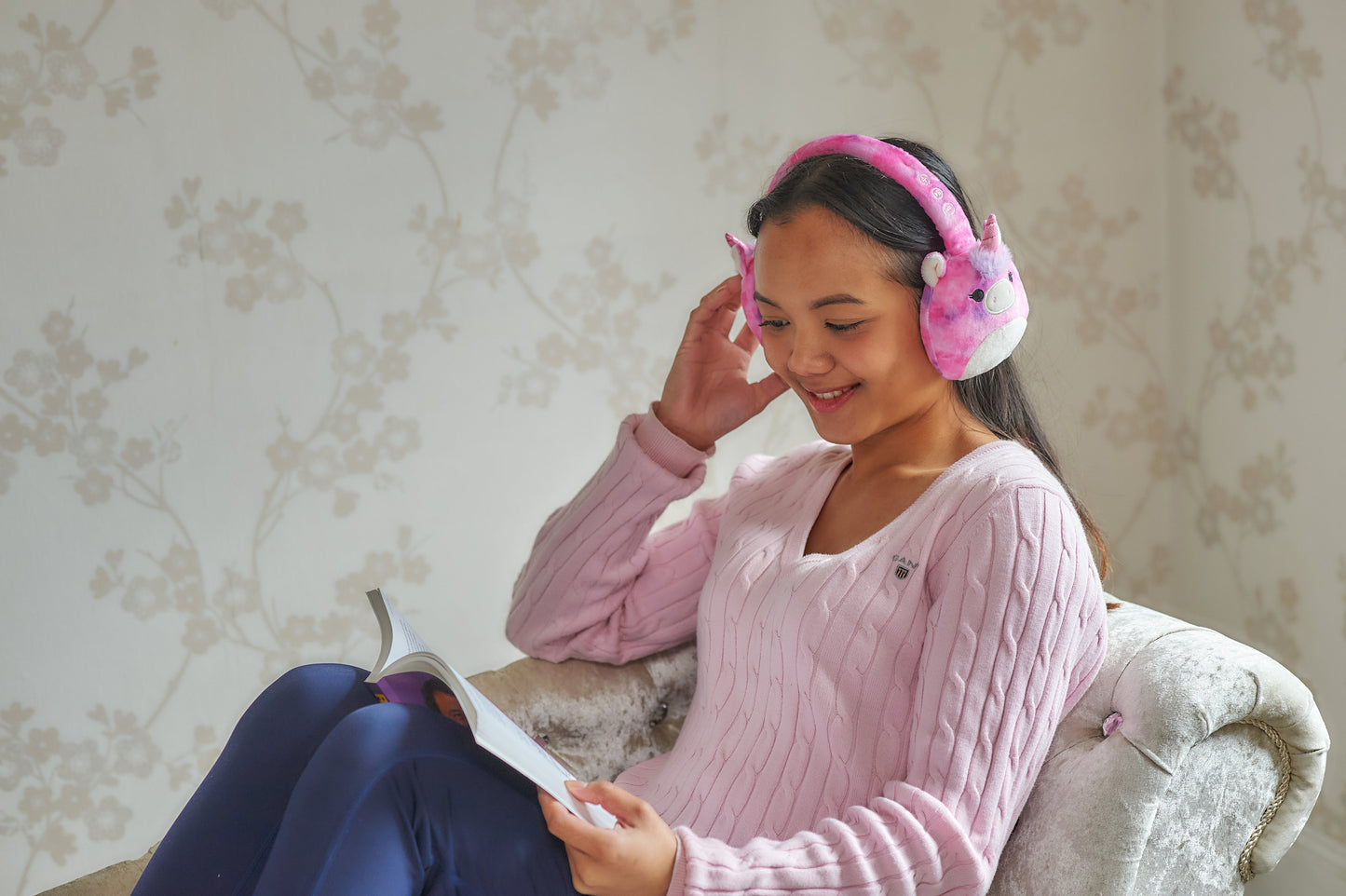 Lazerbuilt | Squishmallows Lola Plush Bluetooth Headphones