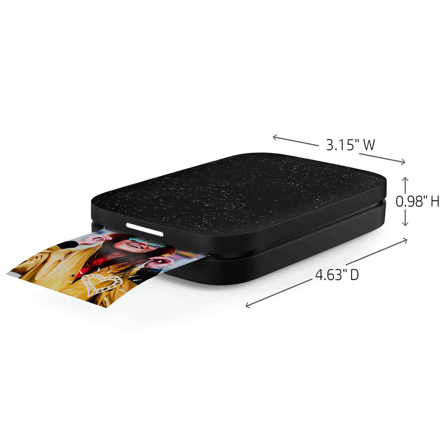 HP | HP Sprocket 2x3 Portable Instant Photo Printer – Black