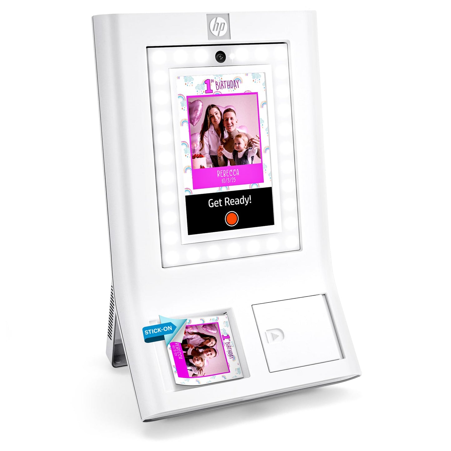 HP | HP Sprocket Photobooth Instant 3x4” Colour Photo Printer - White